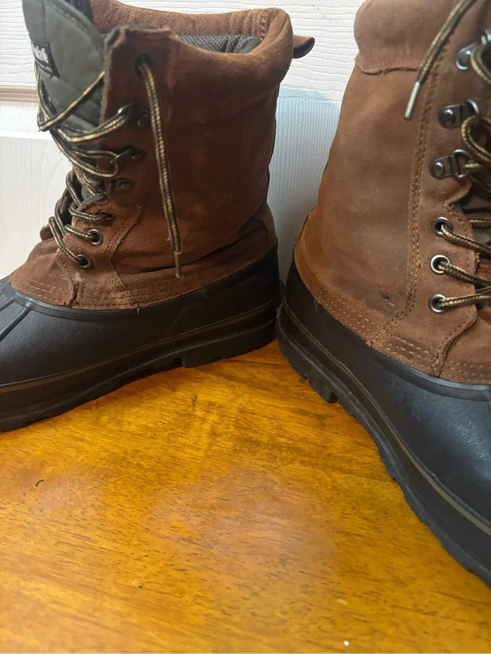 Tingley Brown and Black Size 11 Men's Waterproof Winter Boots/Duck Boots